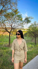 Load image into Gallery viewer, Short Collard Jumpsuit
