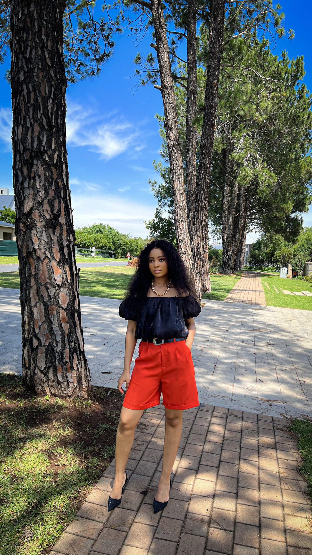 Crop Puff Top